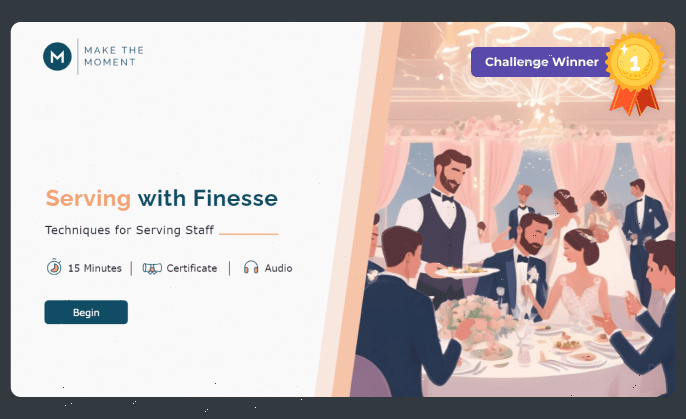 Serving With Finesse